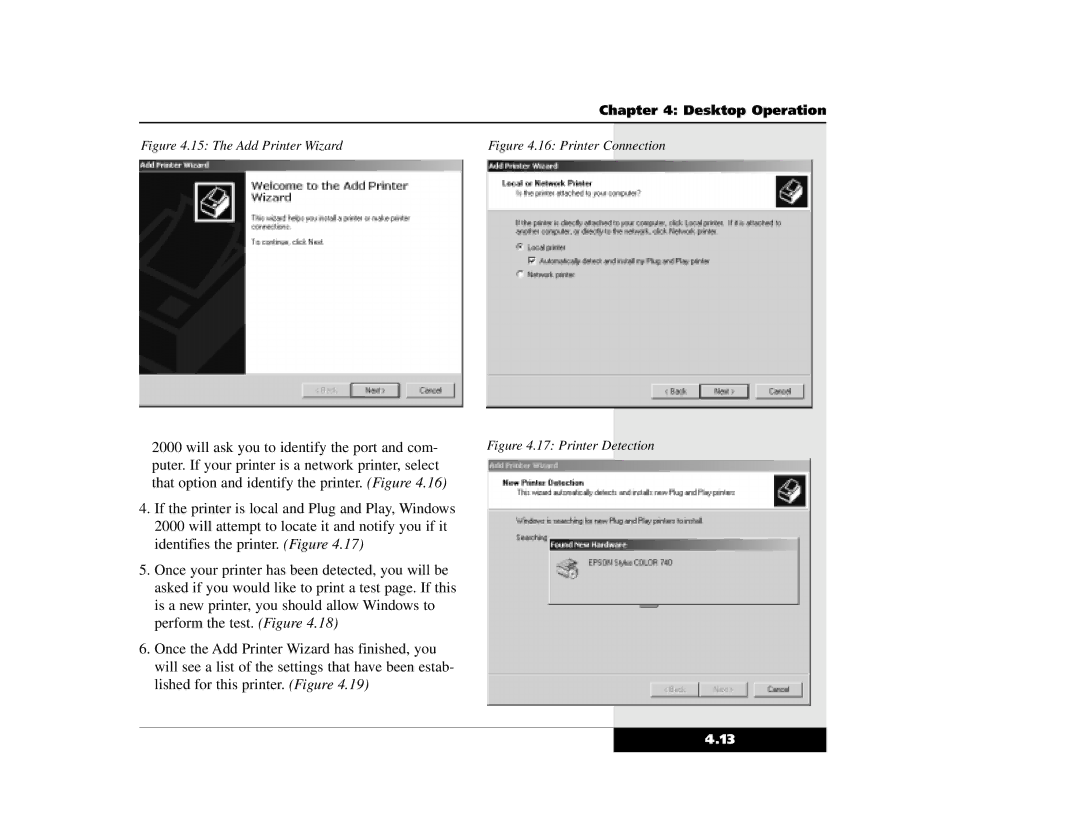 Winbook X2 manual The Add Printer Wizard 