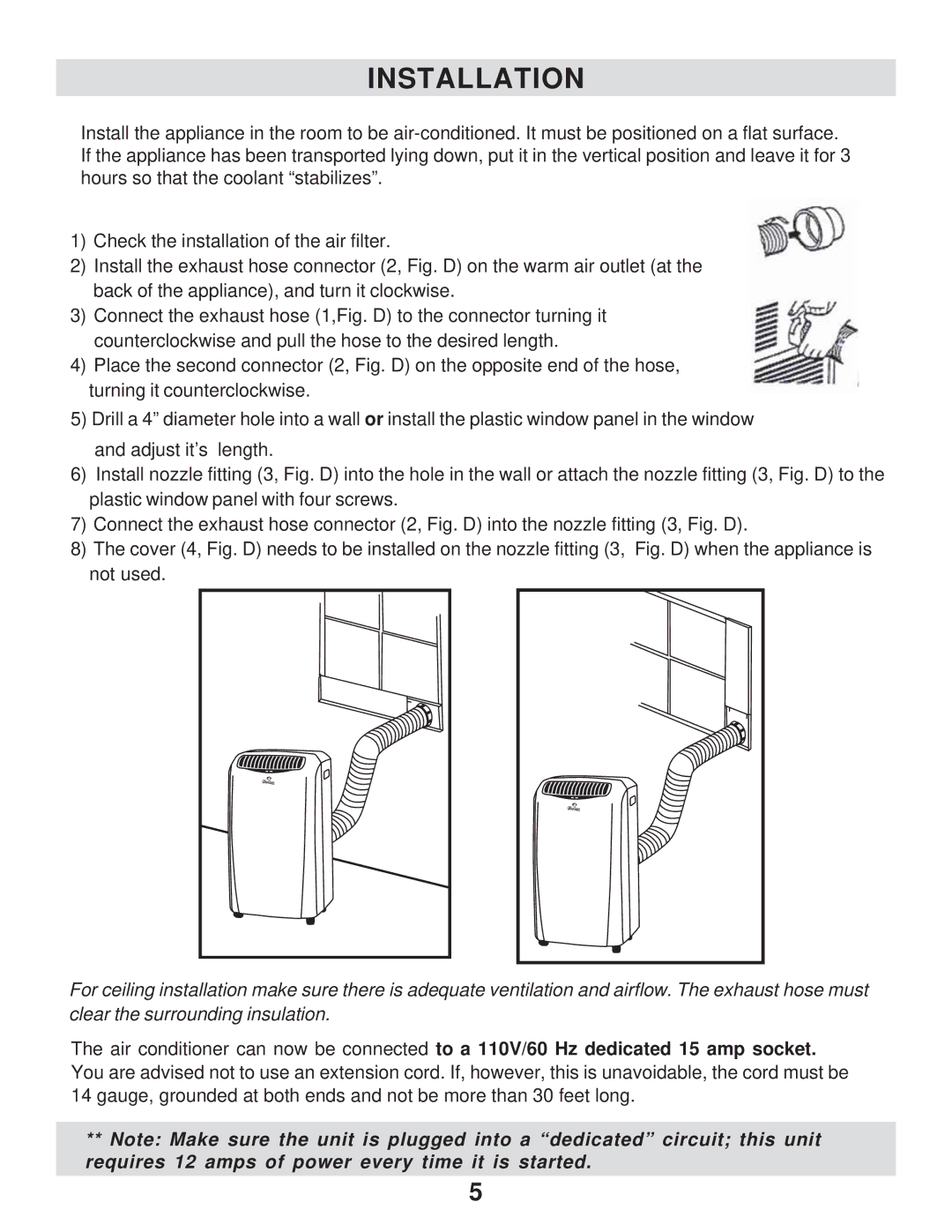 WindChaser Products PACR9S manual Installation 