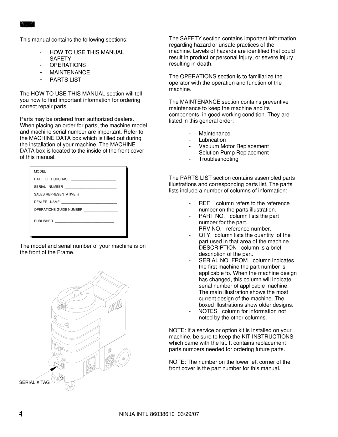 Windsor 10070460, 621-222MO, 10070470, 621-225MO manual HOW to USE this Manual, Model 