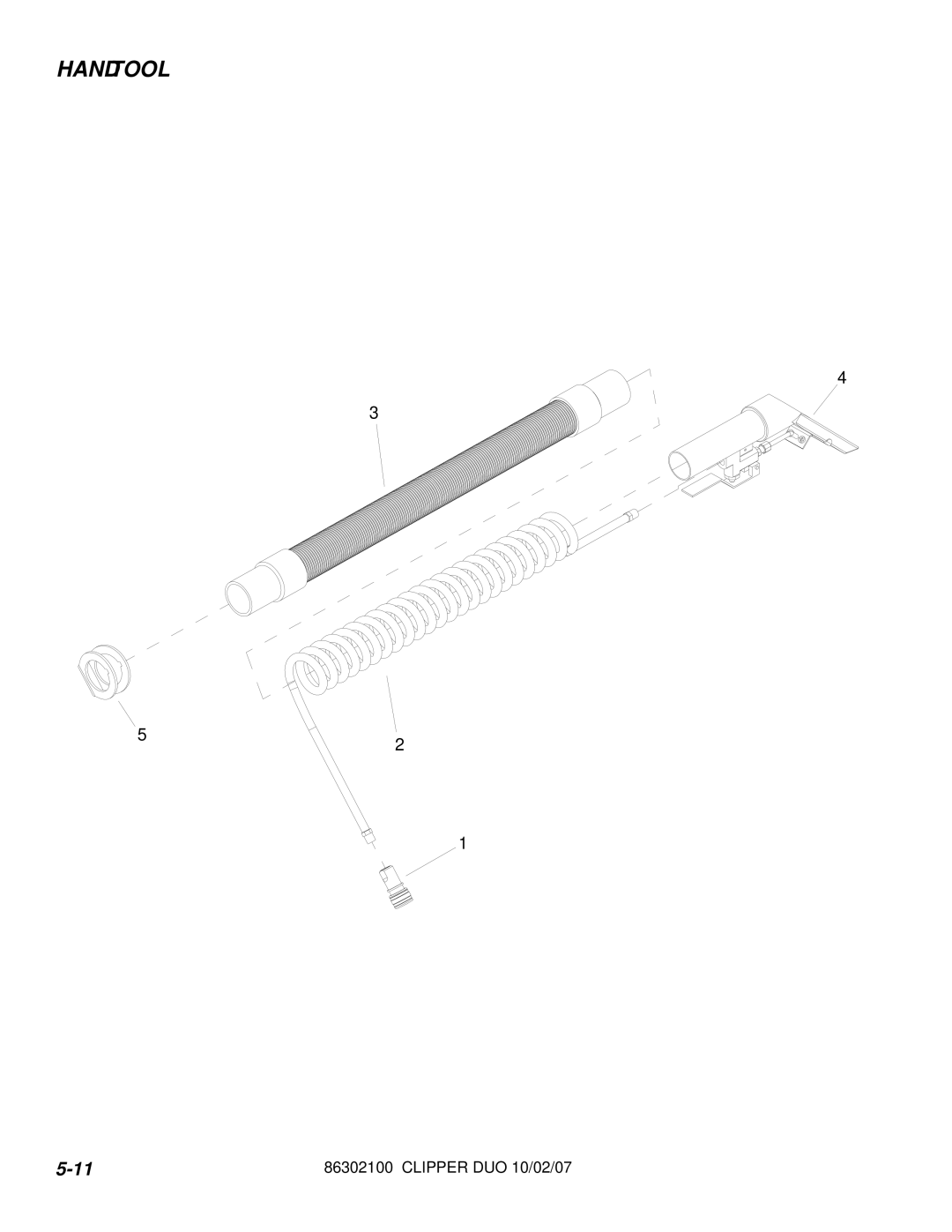 Windsor 10080480 operating instructions Hand Tool 