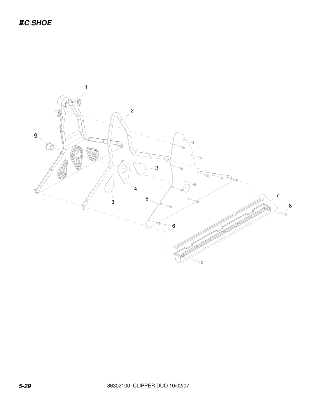 Windsor 10080480 operating instructions VAC Shoe 