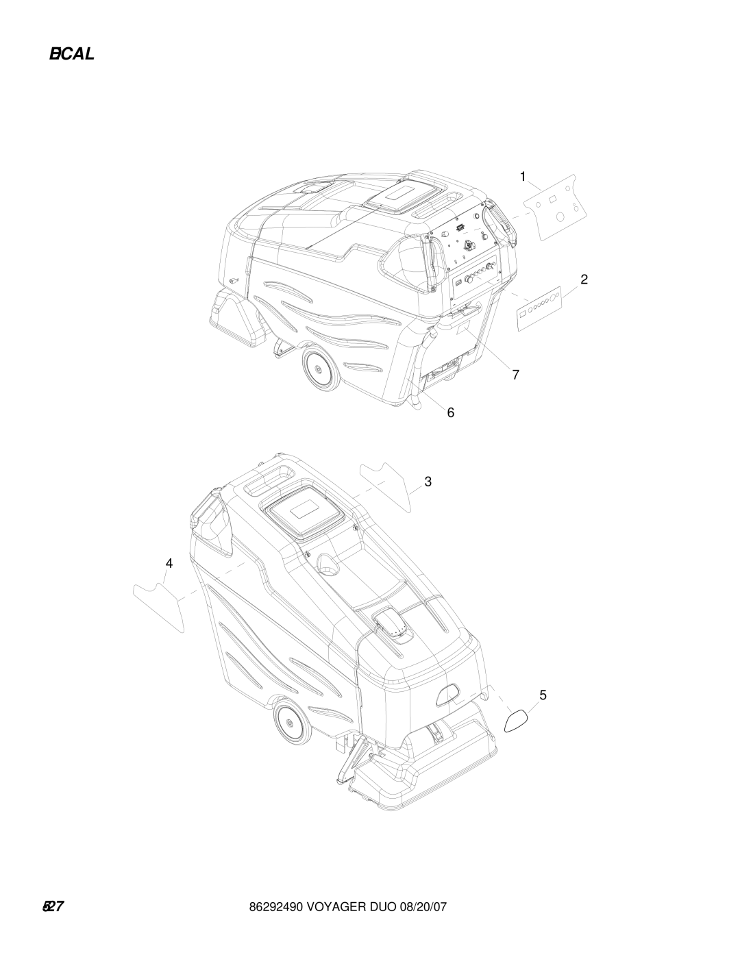 Windsor 10086130, 10086150 manual Decal 