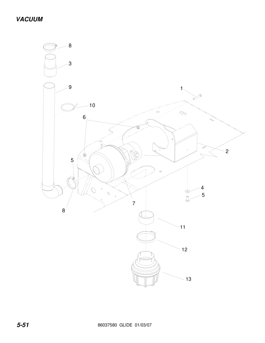 Windsor 86037580 manual Vacuum 