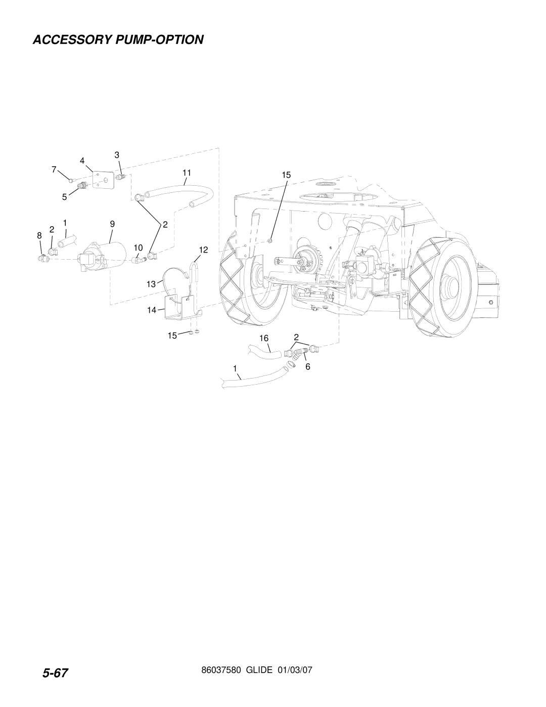 Windsor 86037580 manual Accessory PUMP-OPTION 