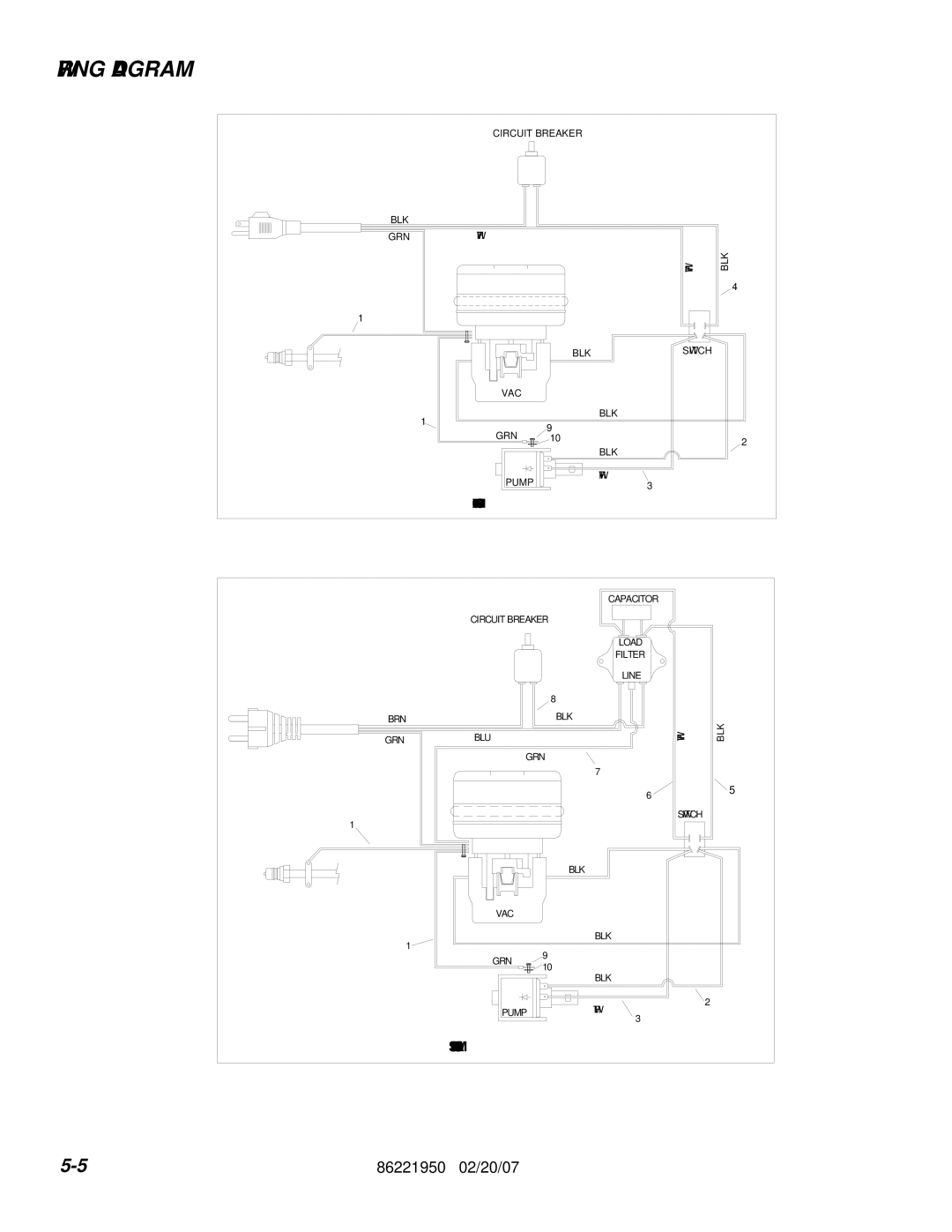 Windsor 86221950 manual Wiring Diagram 