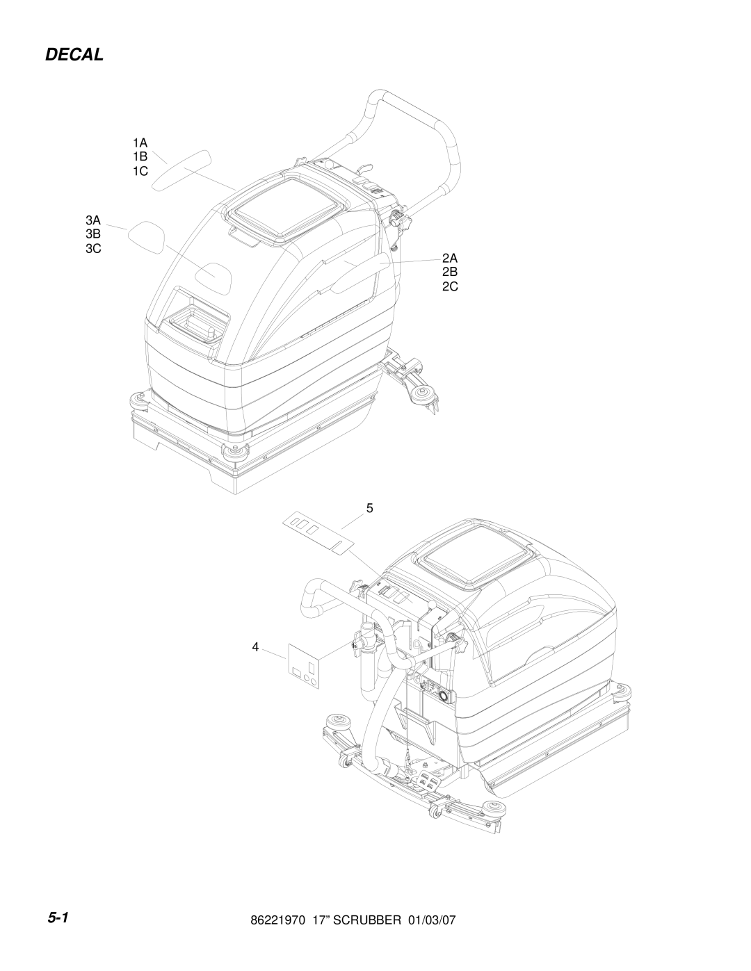 Windsor 86221970 manual Decal 