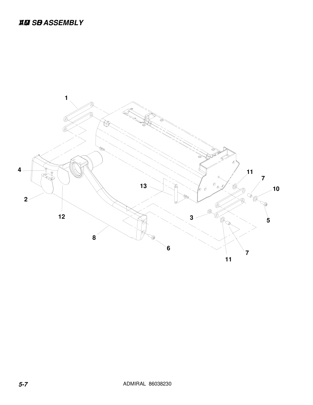 Windsor ADM8 10080170 manual Vacuum Shoe Assembly 