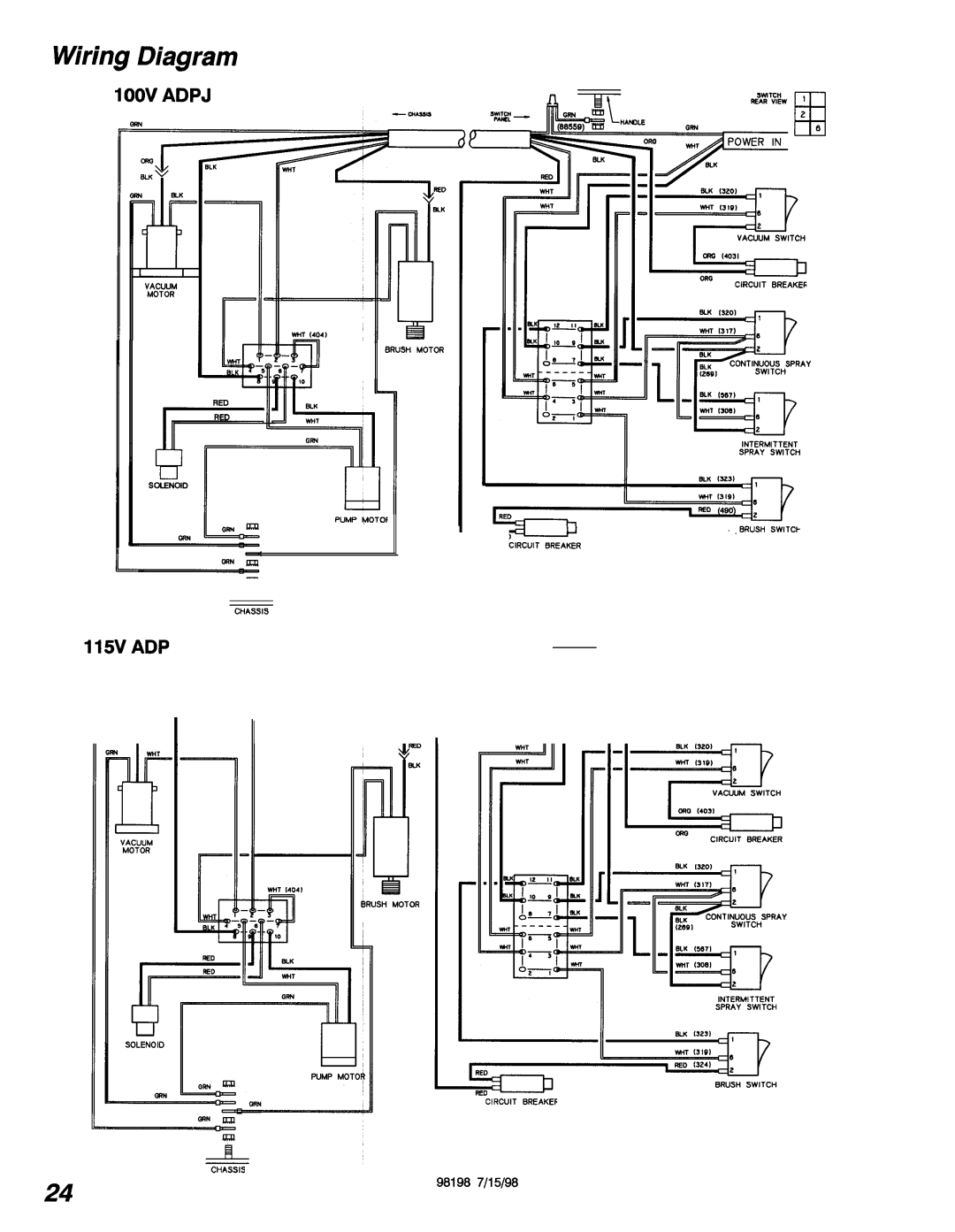 Windsor ADPJ manual 98198 7/15/98 