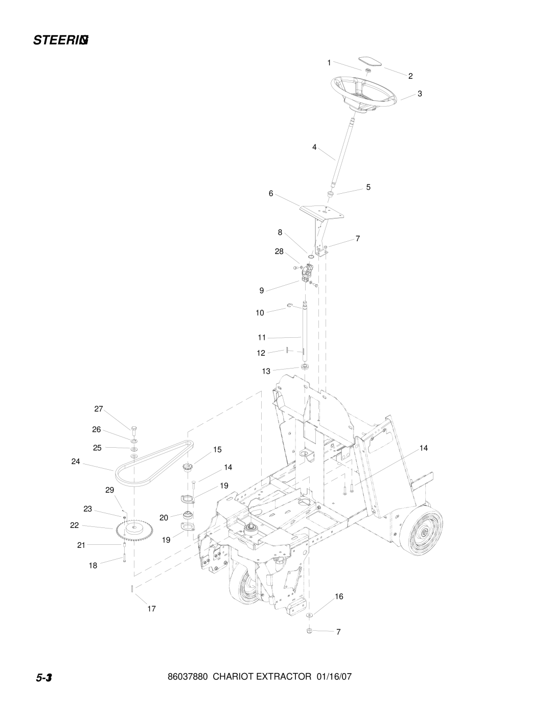 Windsor CEE24, 86037880, CE24X manual Steering 