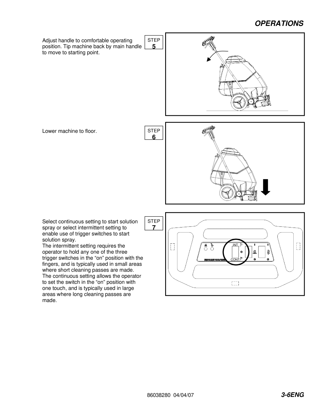 Windsor CLP12IE, CLP12IB, CLP12IA, CLP12IS manual 6ENG 