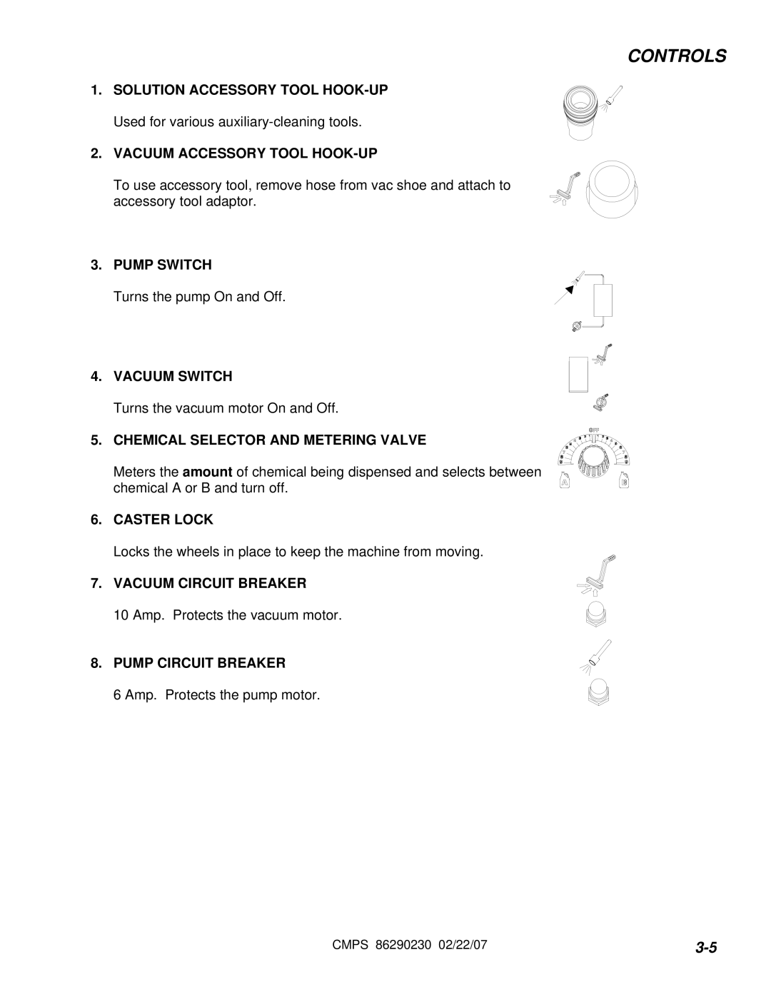 Windsor CMPSR 10070080, CMPS 10070050 manual Solution Accessory Tool HOOK-UP 