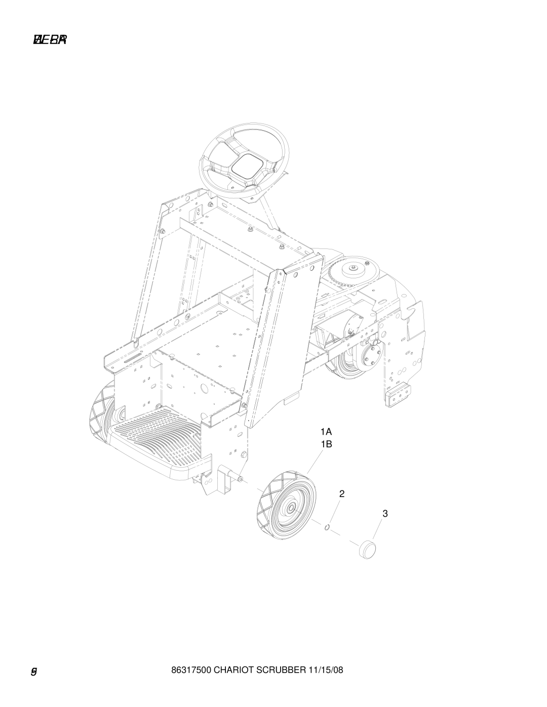 Windsor CSX26SP, CSX24, 10061090, 10061160 manual Wheel-Rear 