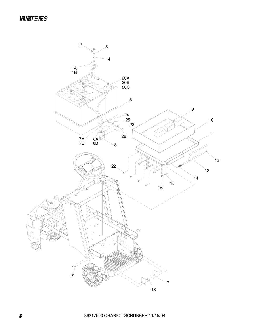 Windsor 10061090, CSX26SP, CSX24, 10061160 manual Wiring-Batteries 