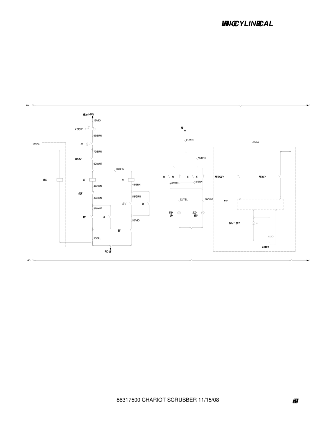 Windsor 10061160, CSX26SP, CSX24, 10061090 manual Wiring-Cylindrical 