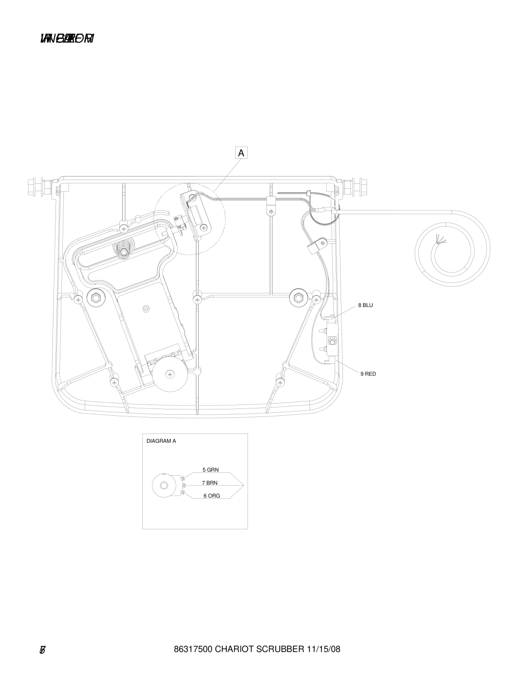 Windsor 10061090, CSX26SP, CSX24, 10061160 manual WIRING-PEDAL Platform 