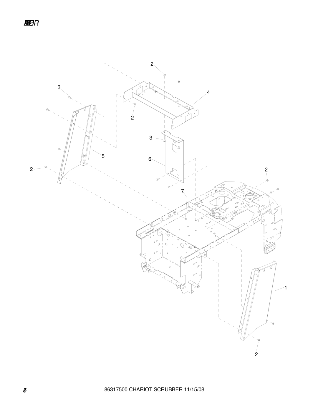 Windsor CSX26SP, CSX24, 10061090, 10061160 manual Frame-Upper 