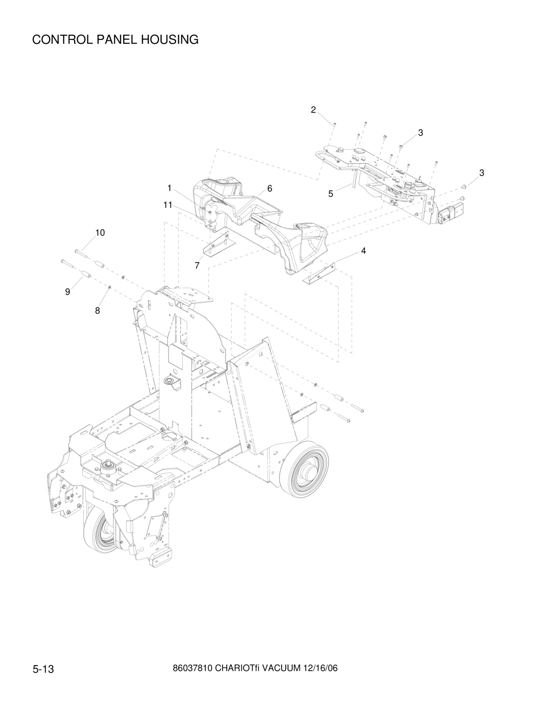 Windsor CV28, CVXCD28, CVX28, CVXE28, CVE28 manual Control Panel Housing 