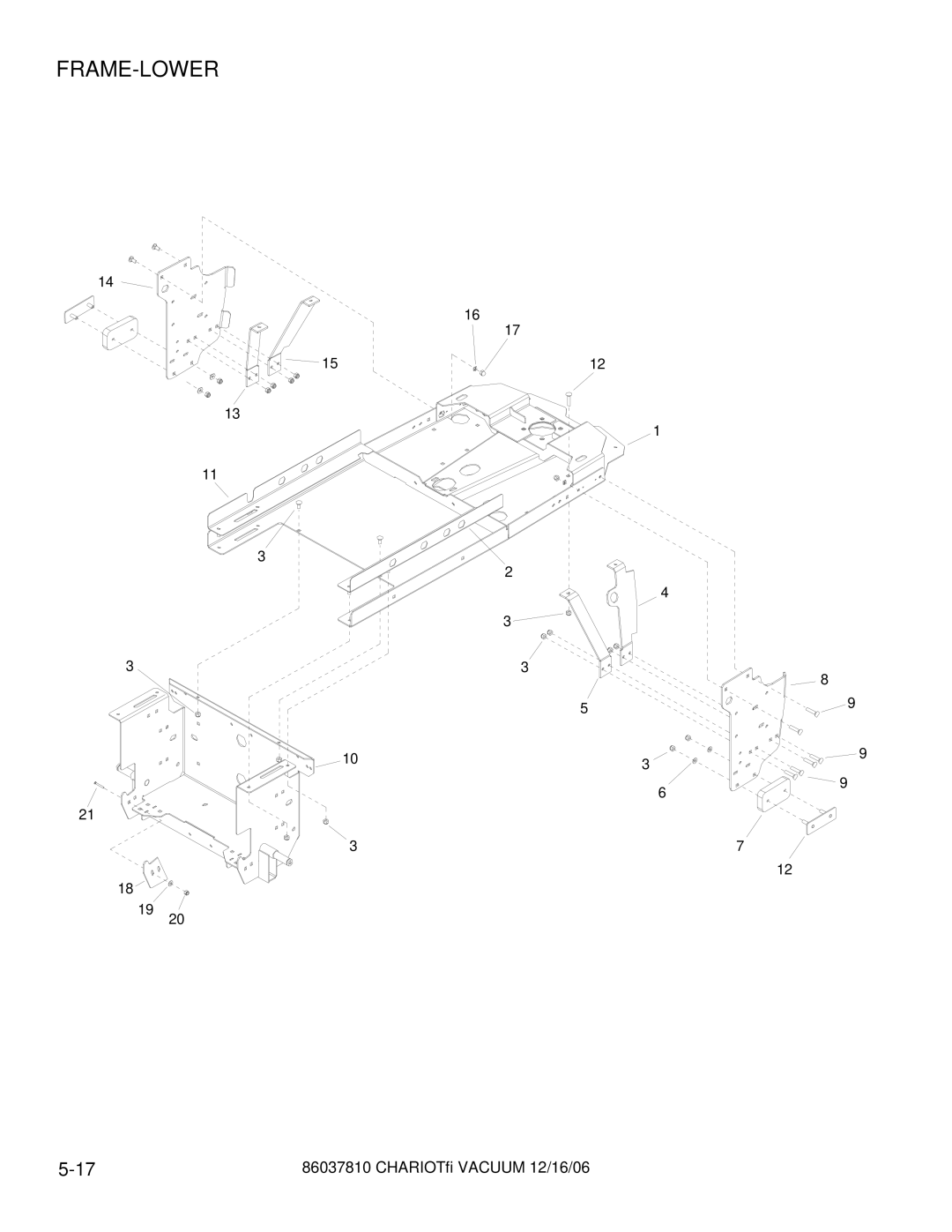 Windsor CVE28, CVXCD28, CVX28, CVXE28, CV28 manual Frame-Lower 