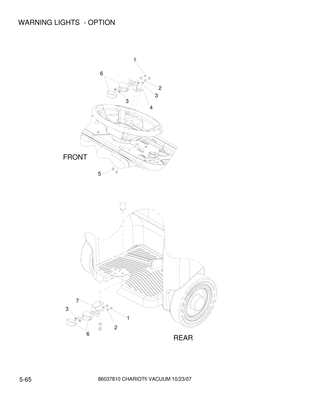 Windsor CVX28, CVXCD28, CVXE28, CVE28, CV28 manual Front 6REAR 