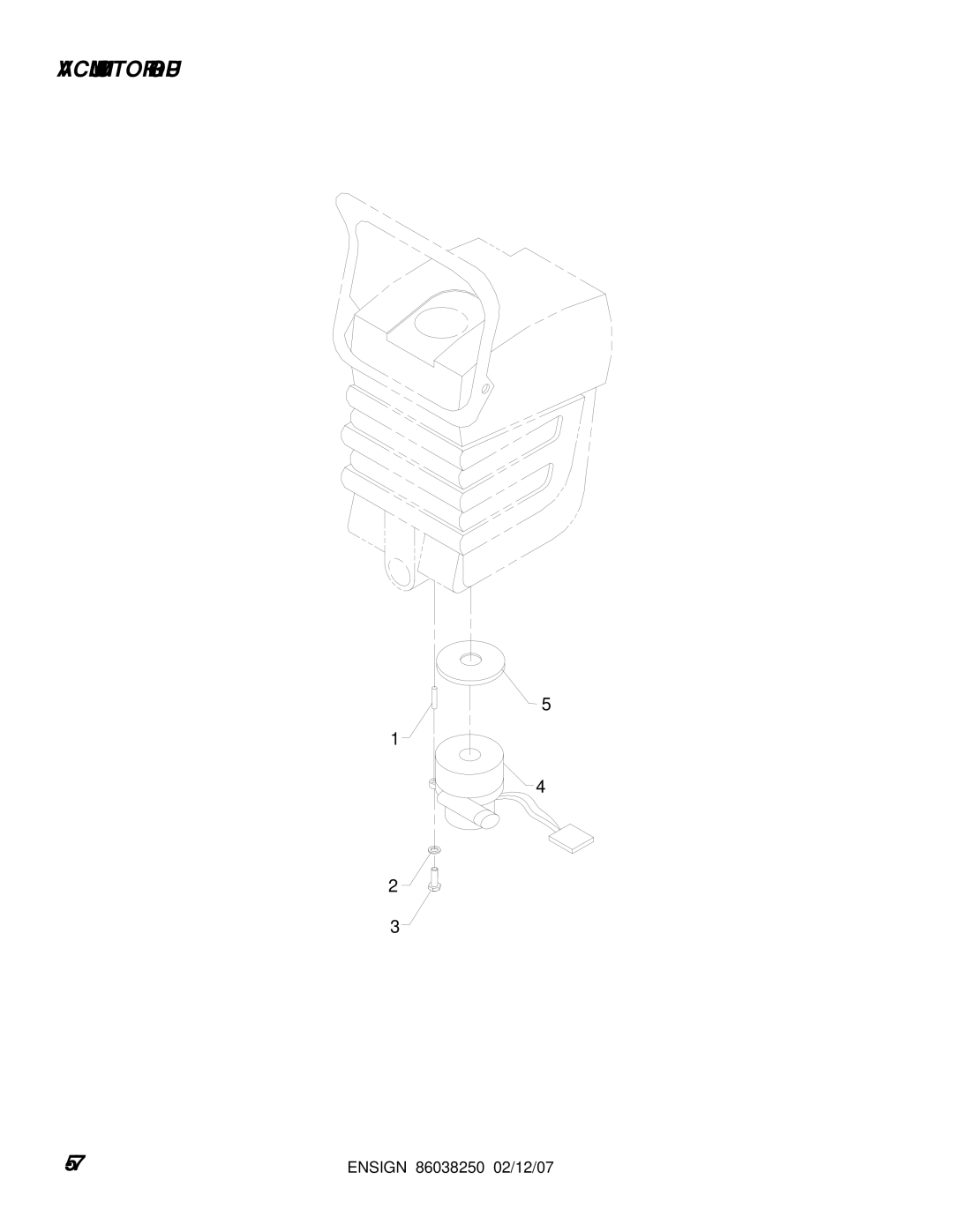 Windsor E50 10070090 operating instructions Vacuum Motor Group 