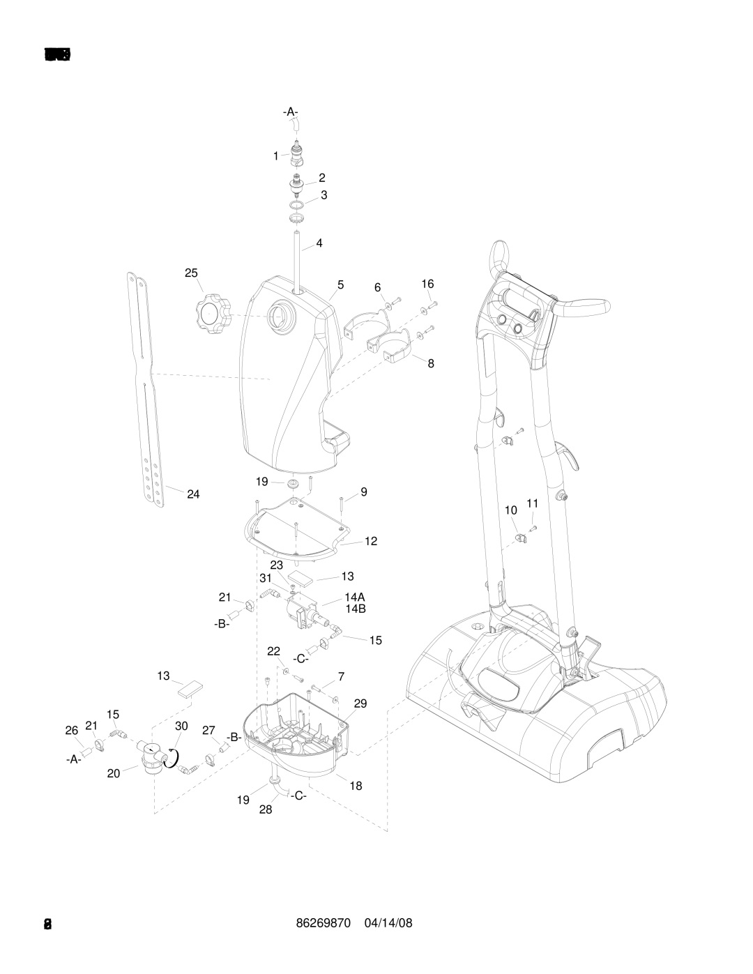 Windsor IMIE17 10066550, IMXIE17 10066410, IMX 10066400, IM 10066360 operating instructions Solution Tank Deluxe 