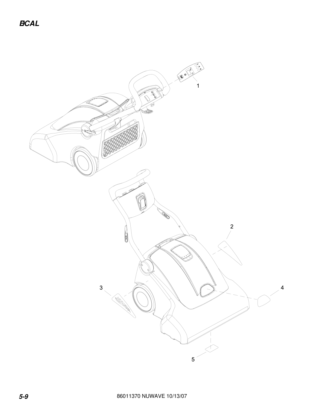 Windsor NWIFE 10125340, NW 10125330, NUWAV AU 10125360 manual Decal 