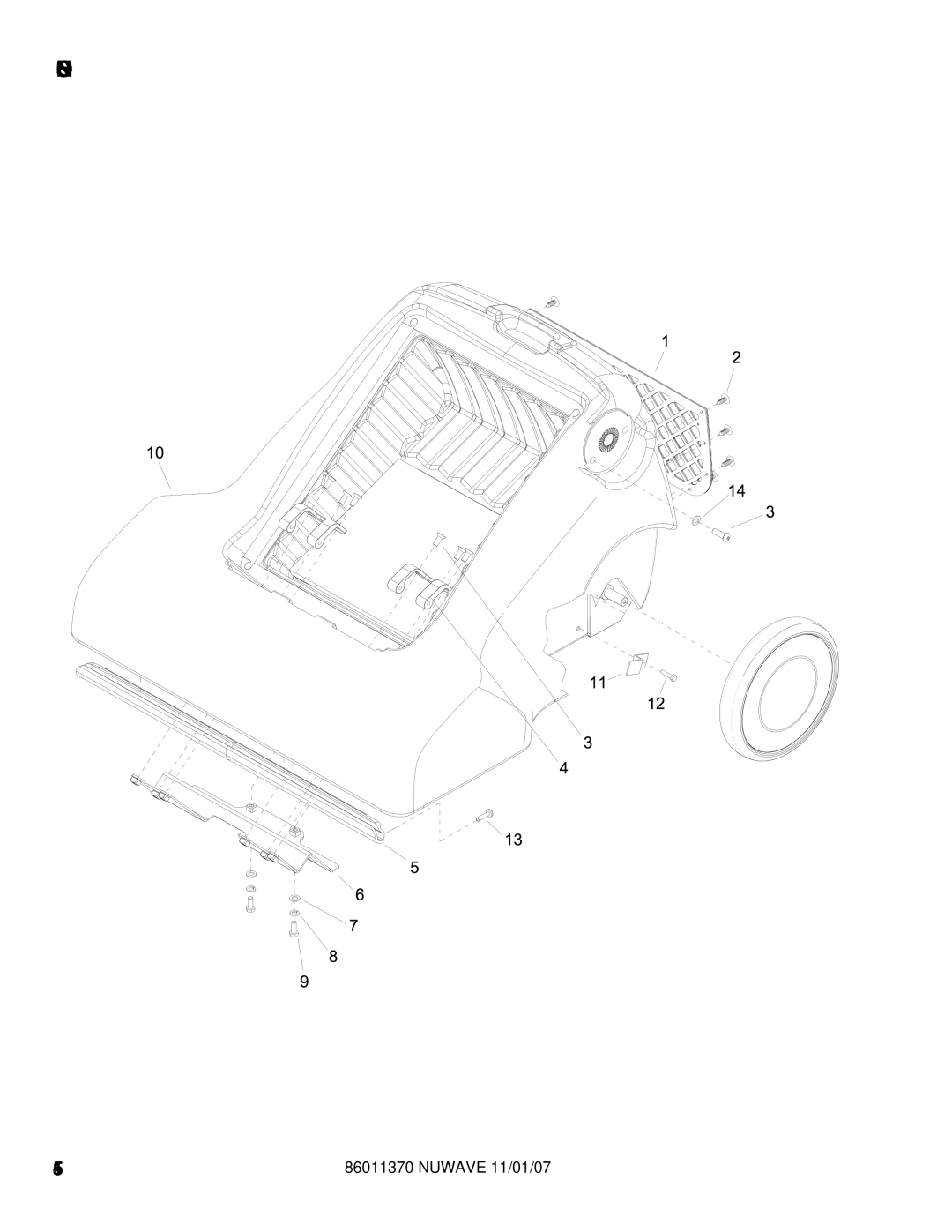 Windsor NWIFE 10125340, NW 10125330, NUWAV AU 10125360 manual Housing 