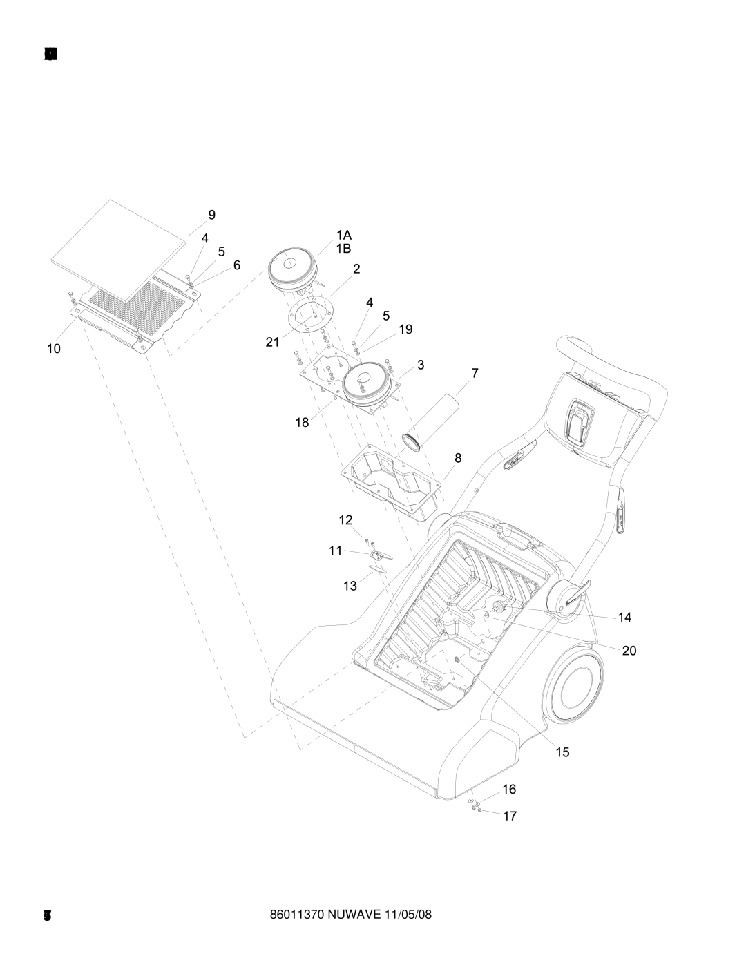 Windsor NUWAV AU 10125360, NWIFE 10125340, NW 10125330 manual Vacuum 