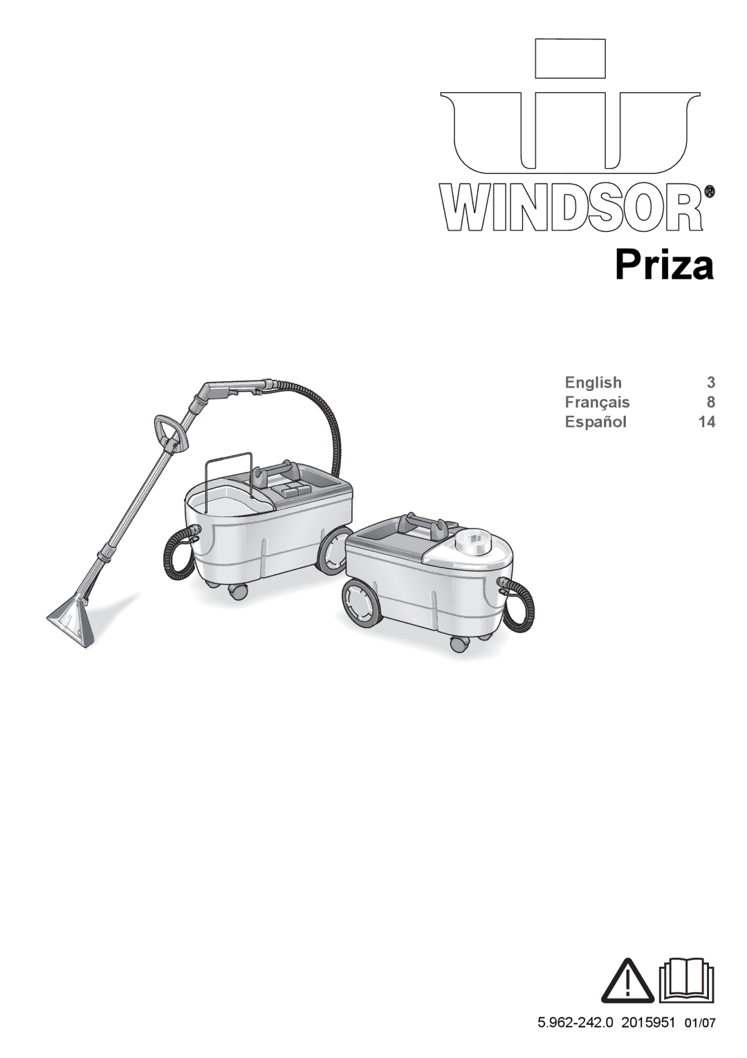 Windsor Priza manual 