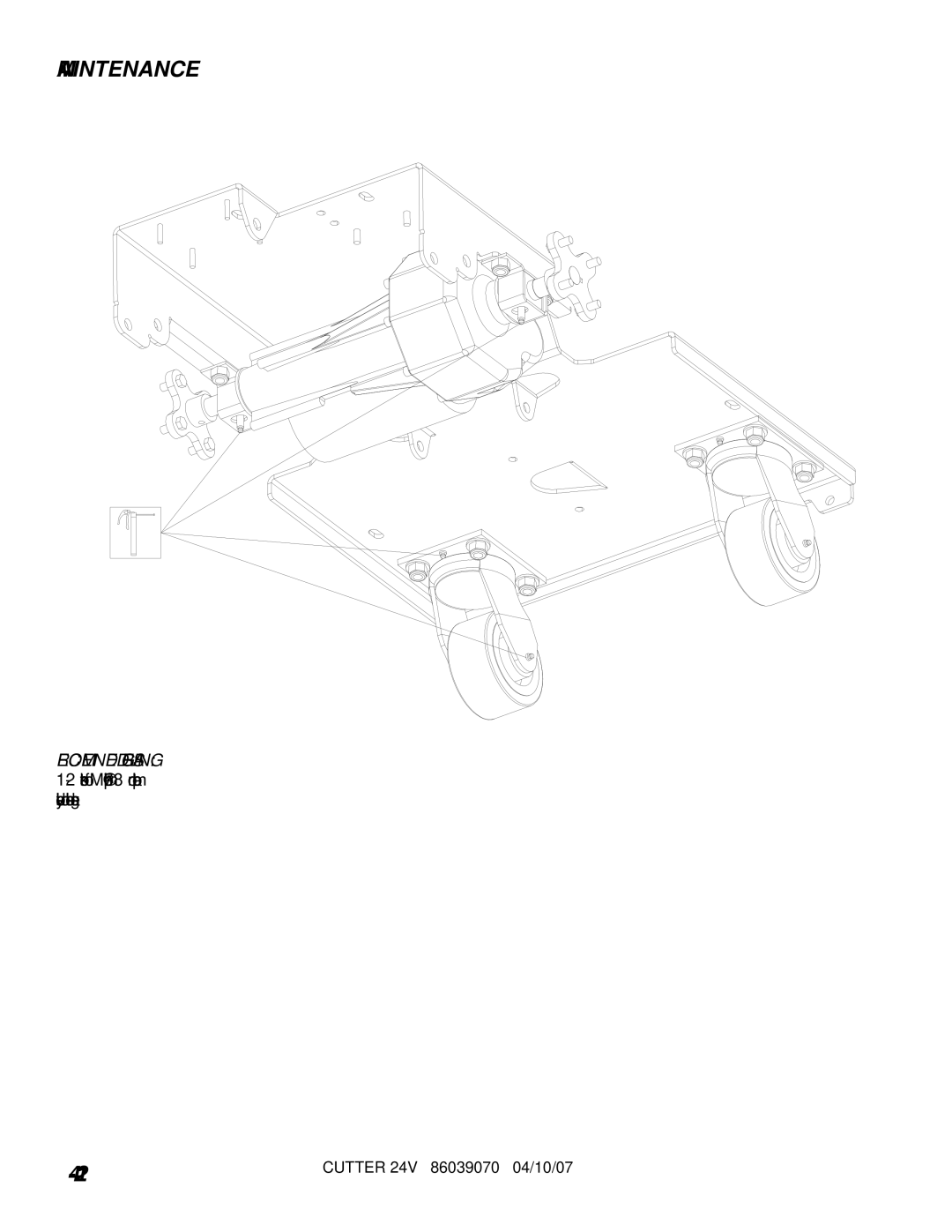 Windsor 10052250, SC264, SCC264, 10052210 manual Recommended Greasing 