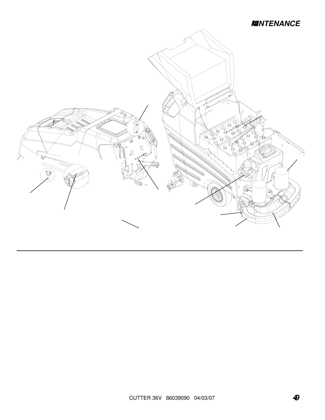 Windsor SCC326 10052260 Solution Strainer, Changing Brush Motors, Greasing Axles, Brush Motor Carbon Brush Replacement 