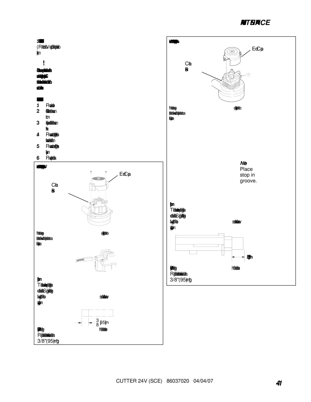 Windsor SCEX324, SCEOX264, SCEX264, 86037020, 10052330, 10052320, 10052300, SCEOX324, 10052290 Changing Vacuum Motor 