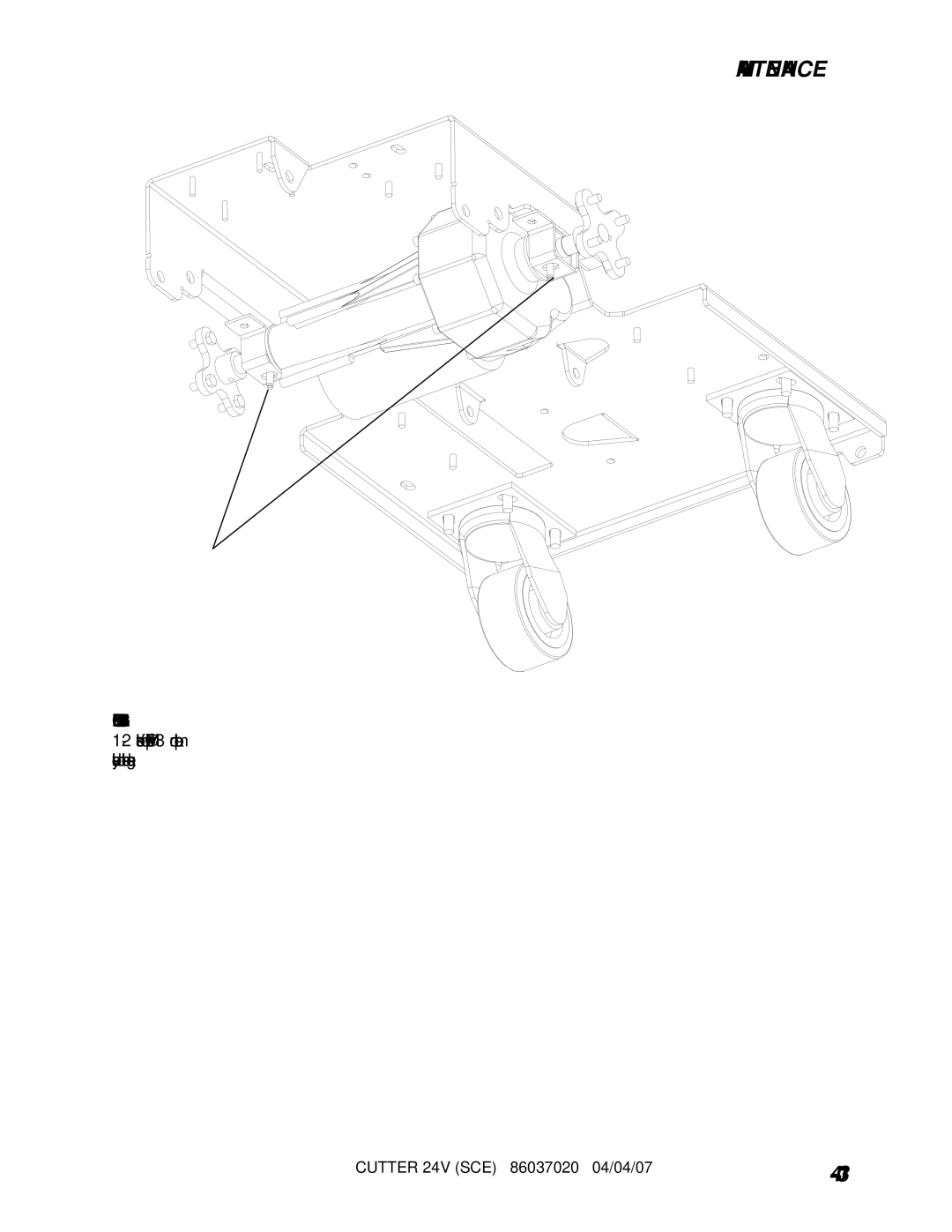 Windsor 10052330, SCEOX264, SCEX264, SCEX324, 86037020, 10052320, 10052300, SCEOX324, 10052290 Recommended Greasing 