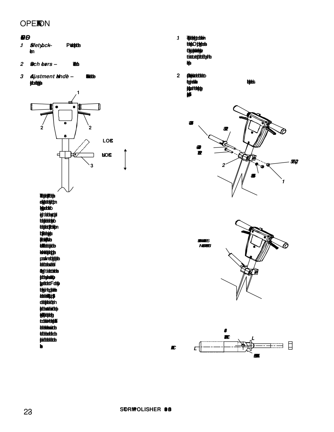 Windsor SP13, SP17X, SPDS20, SP20X, SP15 manual Operation, Controls 