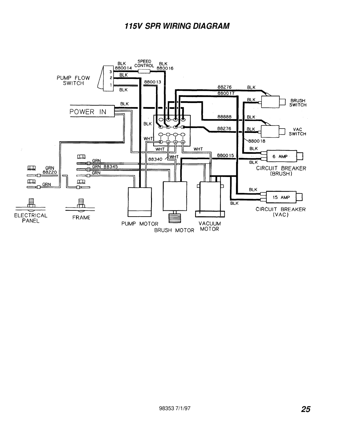 Windsor SPD-J manual 115V SPR Wiring Diagram 