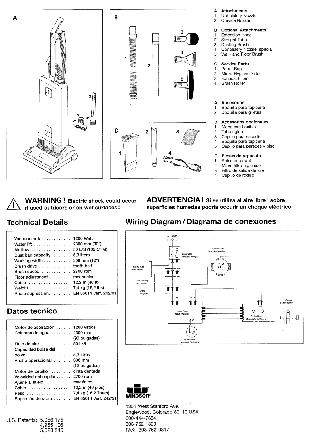 Windsor SRS12 manual 