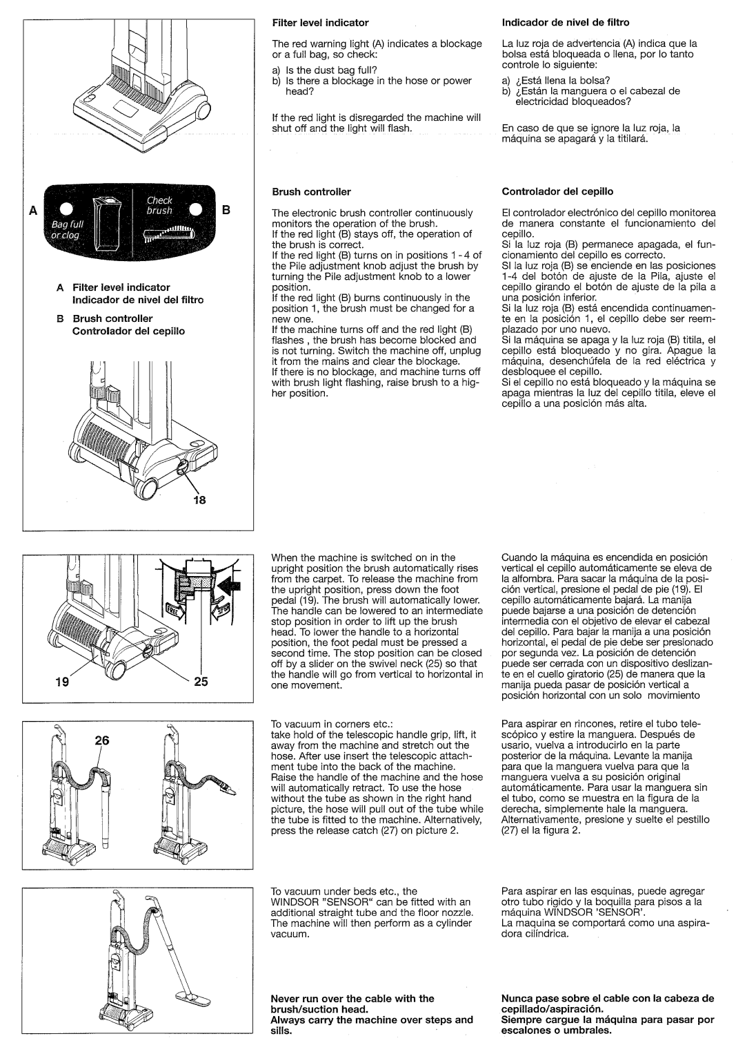 Windsor SRS12 manual 