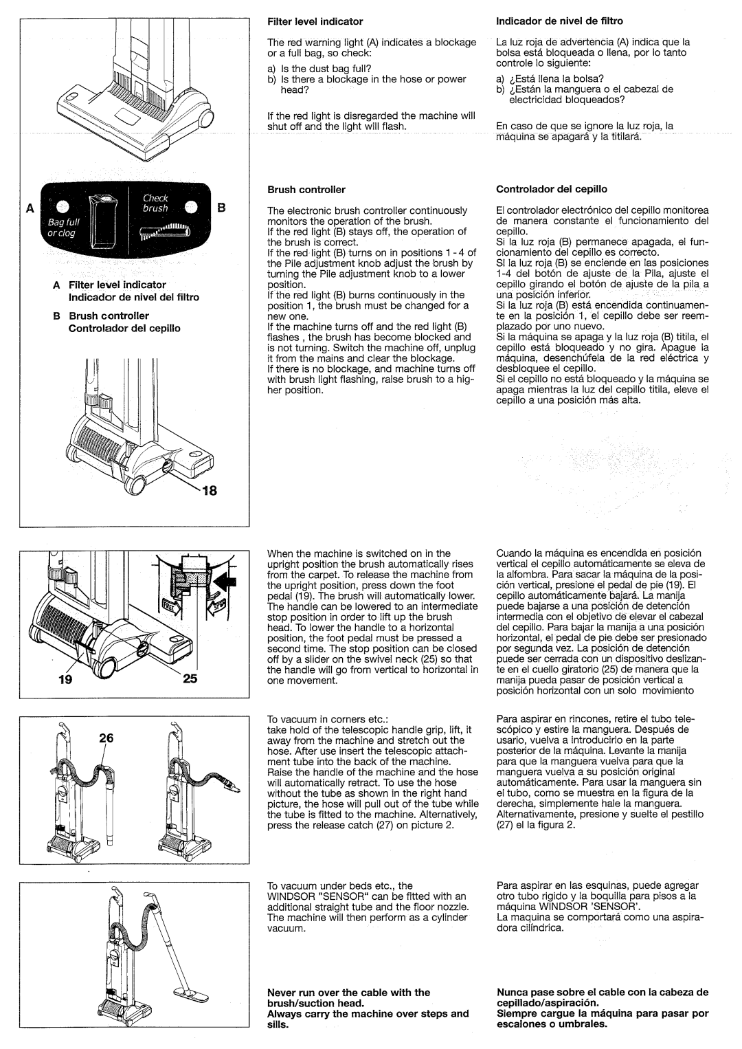 Windsor SRS15, 10120220 manual 