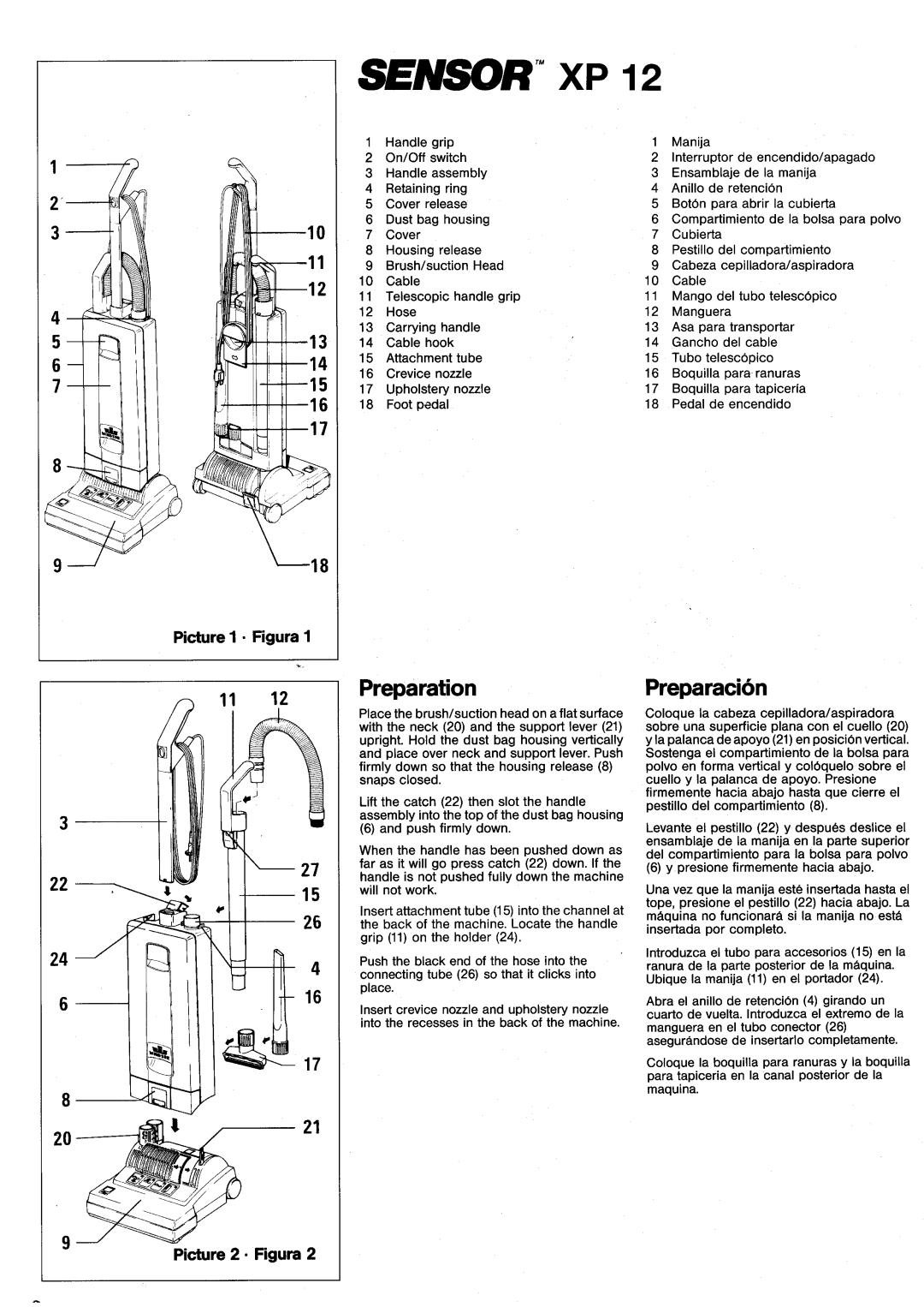 Windsor SRXP12 manual 