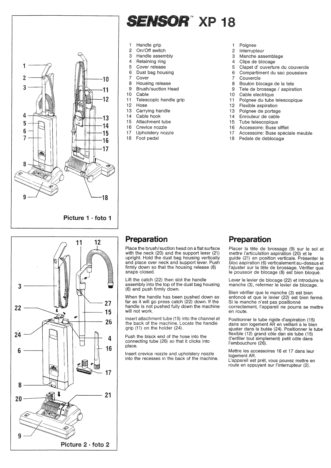 Windsor SRXP18IA manual 