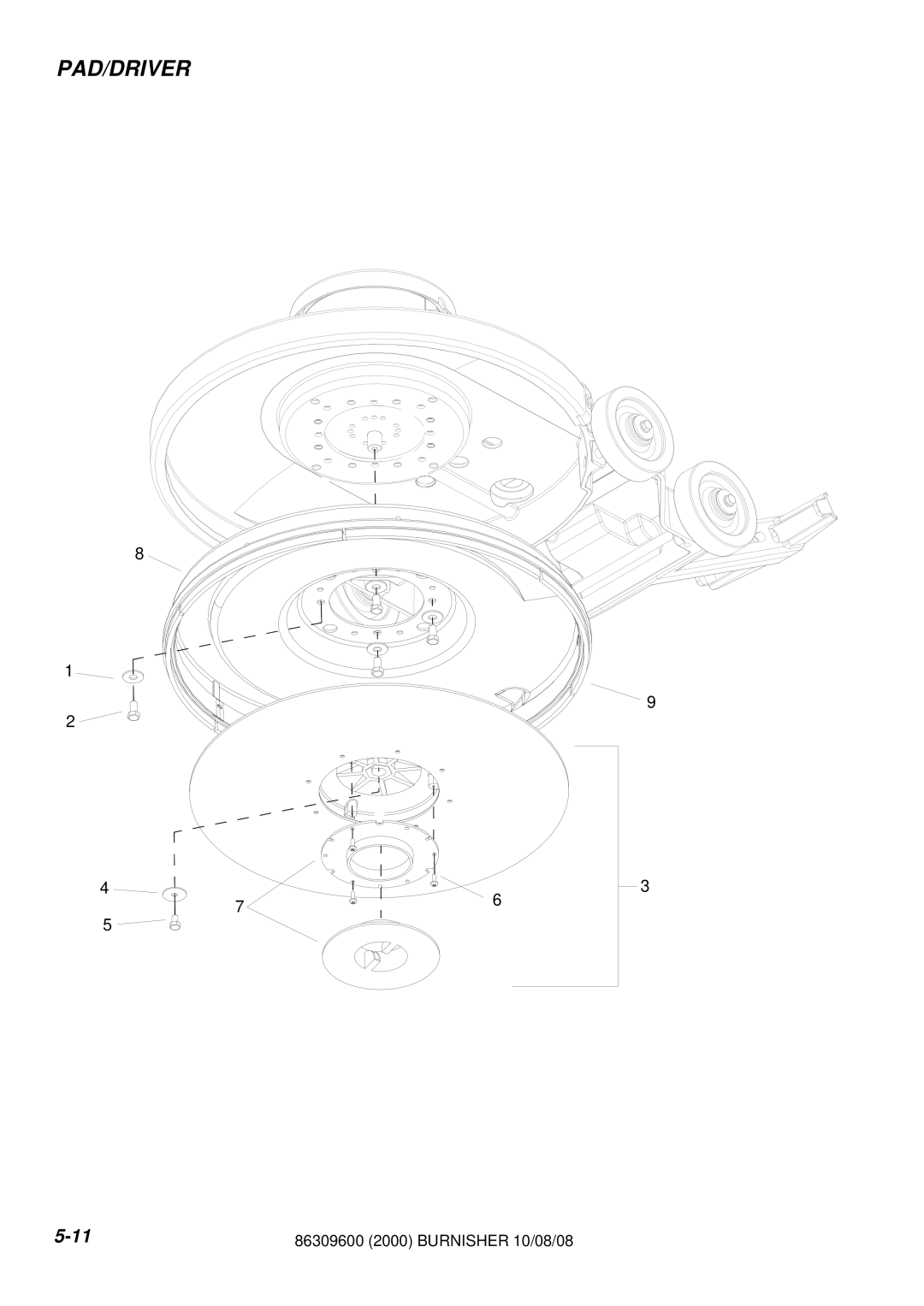 Windsor LB2000IA, UB2000F manual Pad/Driver 