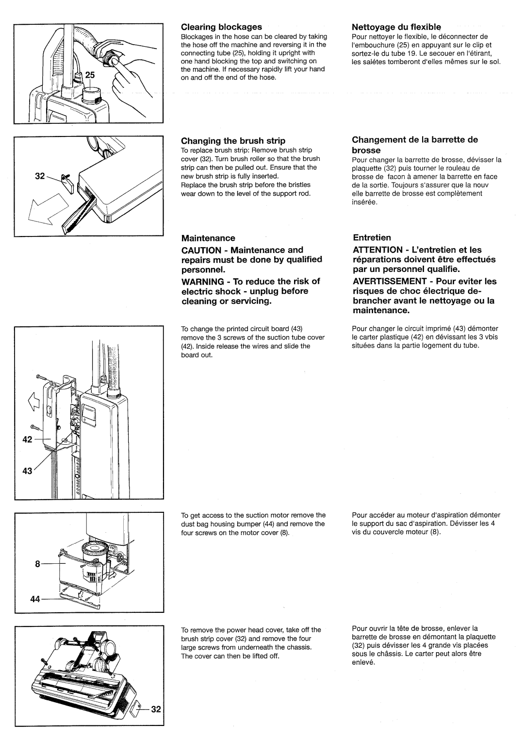 Windsor VSP18, VSP14, 10120400, 10120380 manual 