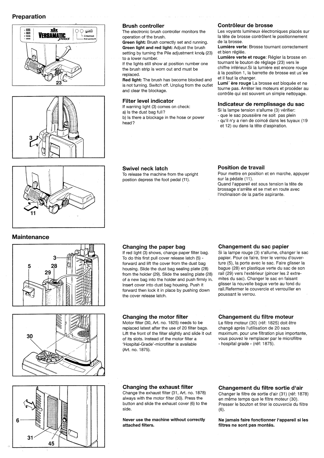 Windsor 10120400, VSP14, VSP18, 10120380 manual 