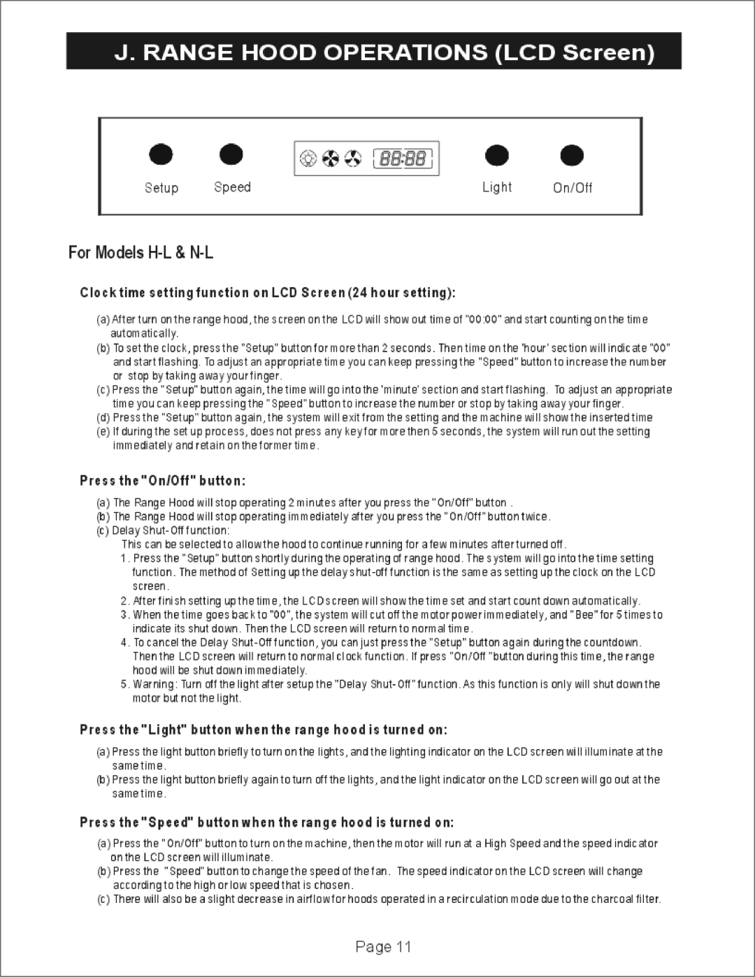 Windster N-L, H-L, A manual 