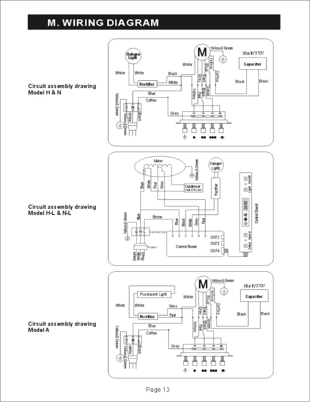 Windster N-L, H-L, A manual 