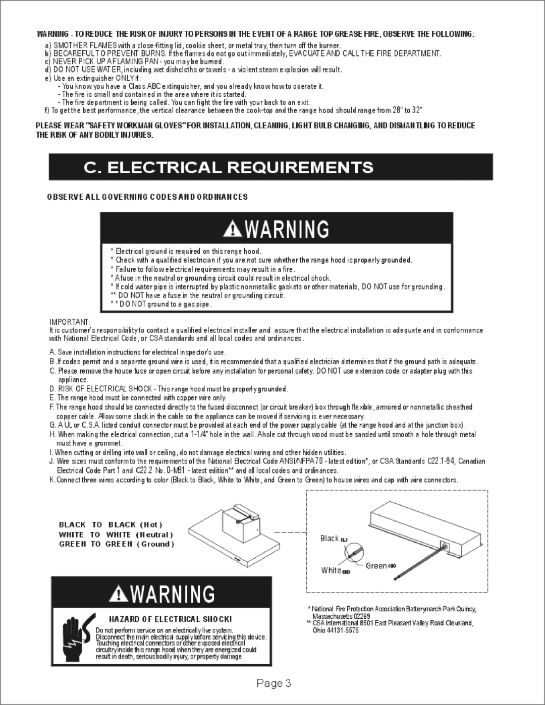 Windster N-L, H-L, A manual 