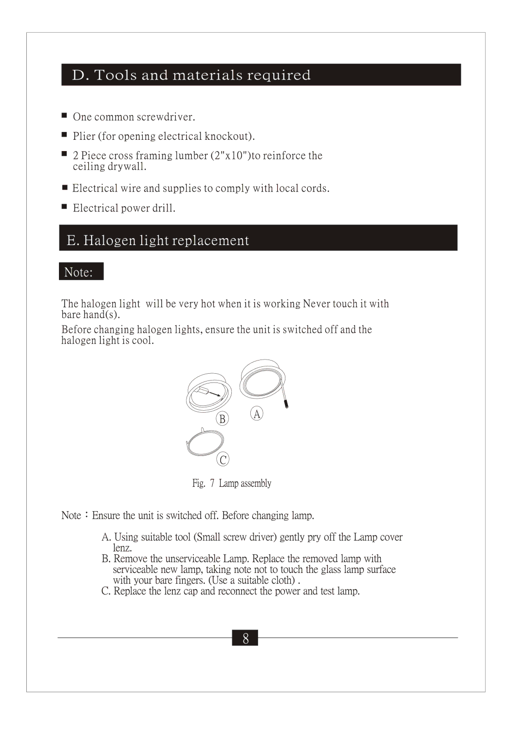 Windster RA-1790, RA-902 manual 