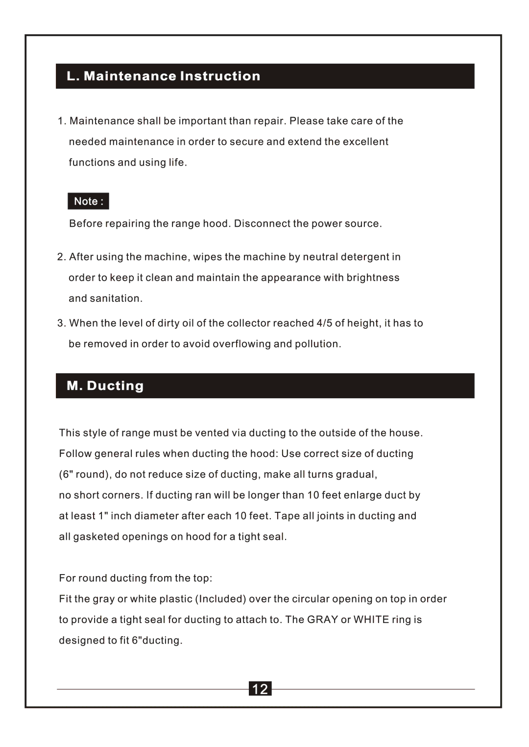 Windster RA-268 manual 