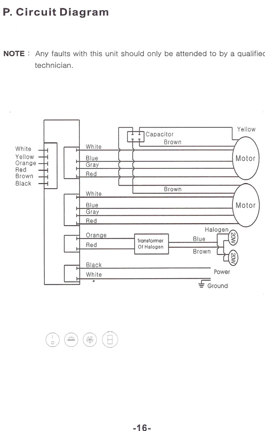 Windster RA.3030/3036, RA.3130/3136 operation manual Circuit Diagram 