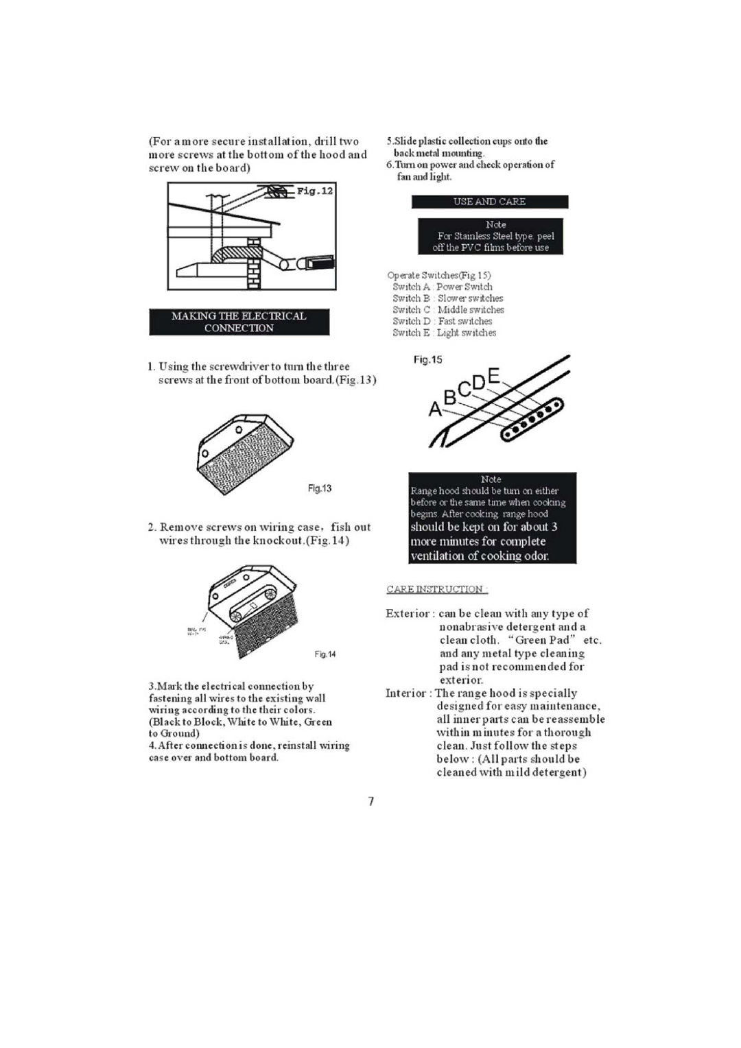 Windster WS-208F manual 